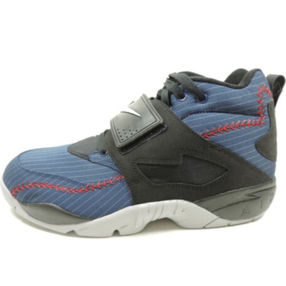 Nike Air Diamond Turf Mens Shoes Blue Navy - Picture 2 of 8
